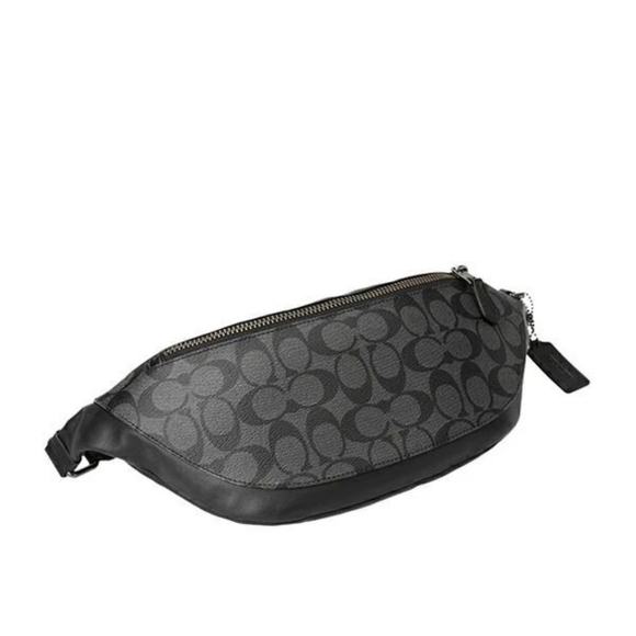 New COACH Waist Bag Body Bag Warren Belt Bag Charcoal Grey. UNISEX - Picture 3 of 4